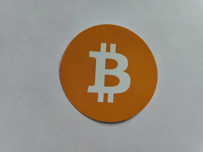 Bitcoin Logo Vinyl Sticker